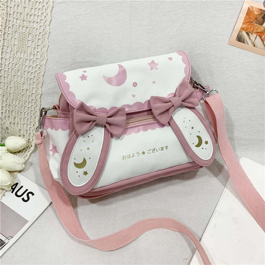 Bunny Moon Kawaii Bag pink