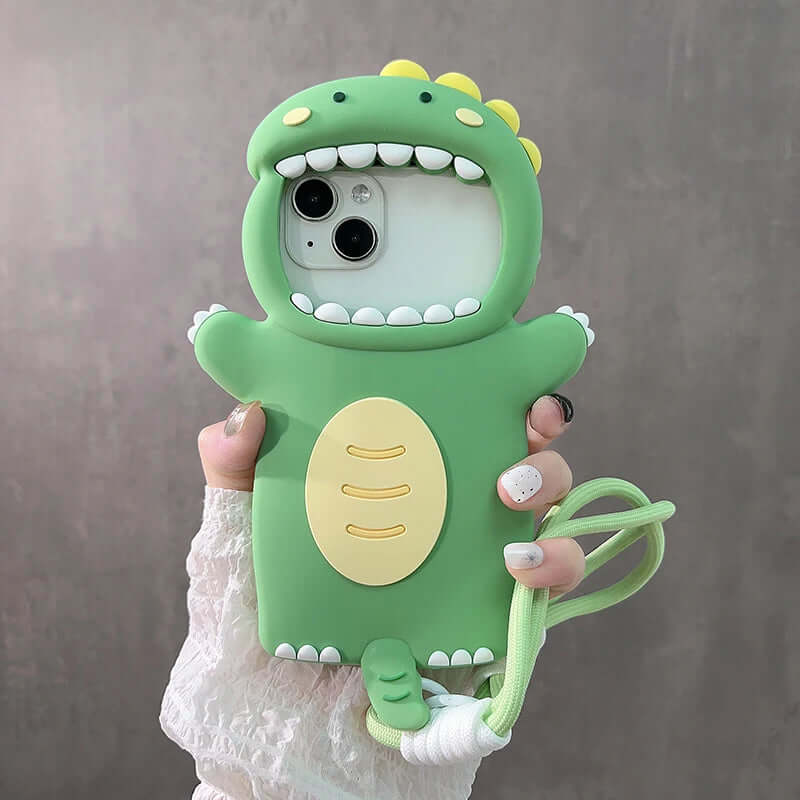 Dinosaur Phone Case with bracelet