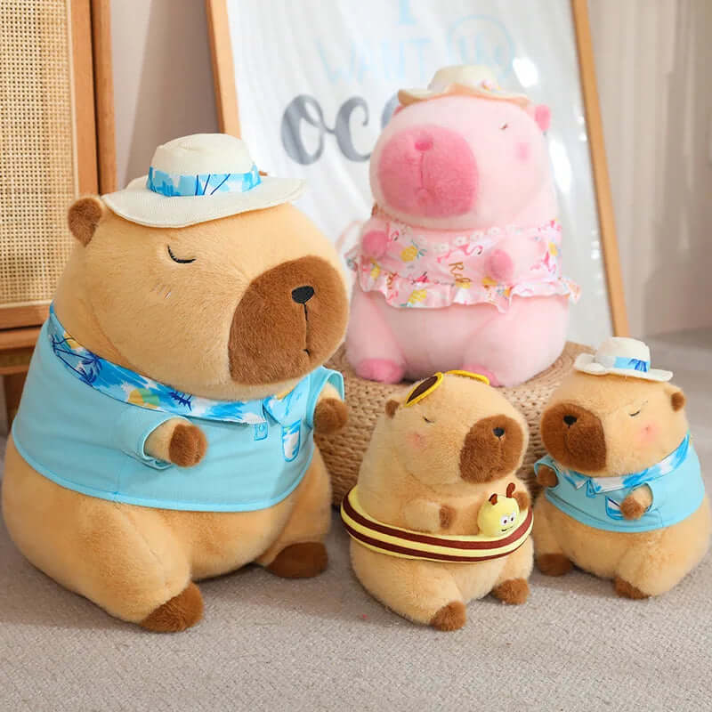 Family Capybaras Plushies