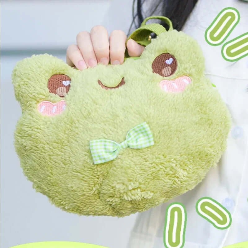 Frog Shoulder Bag Plush