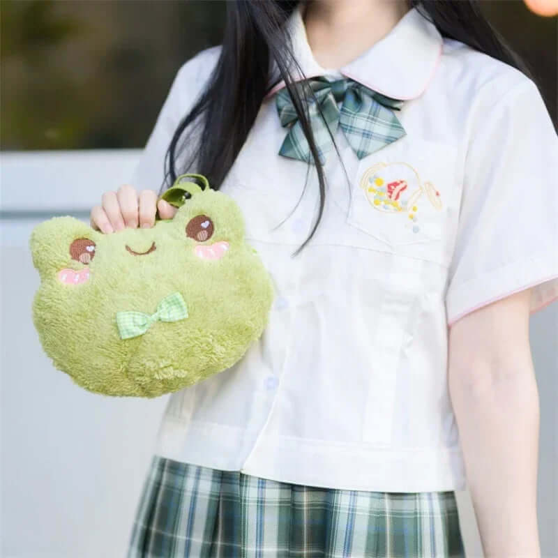 Frog Shoulder Bag Plush