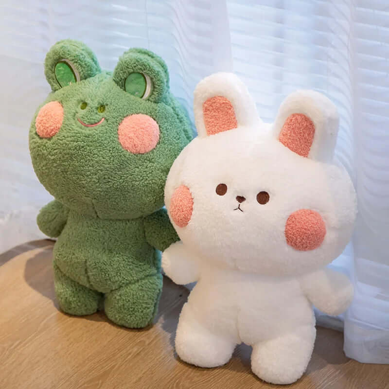 Frog and Rabbit friends plush