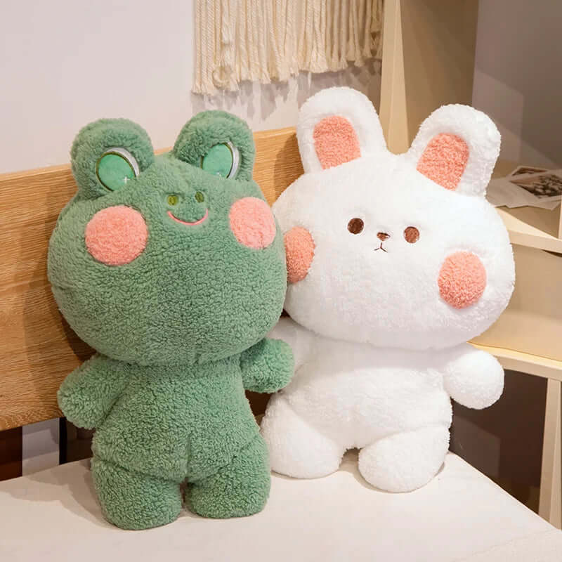 Frog and Rabbit friends plush