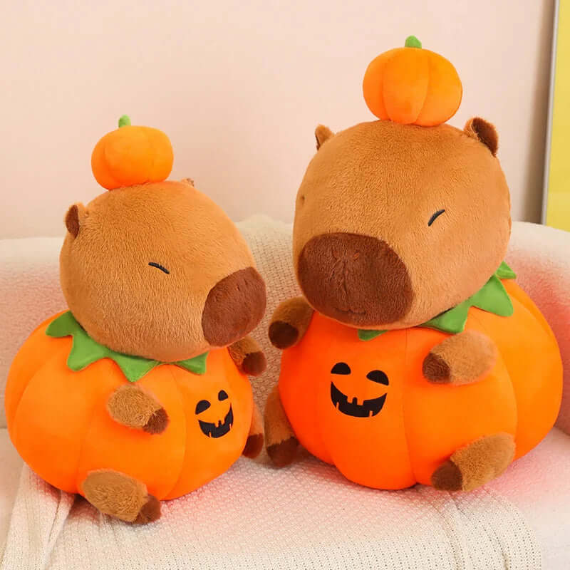 Haloween Capybara Pumpkin Plush