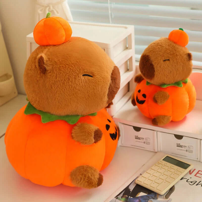 Haloween Capybara Pumpkin Plush