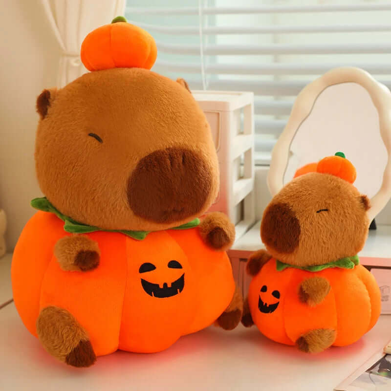 Haloween Capybara Pumpkin Plush