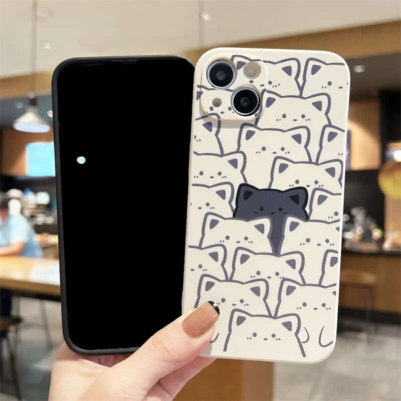 Hide and Seek Cat Phone Case