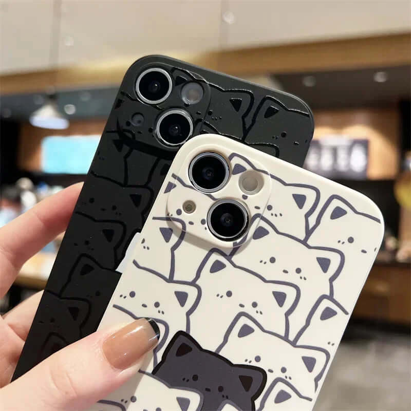 Hide and Seek Cat Phone Case