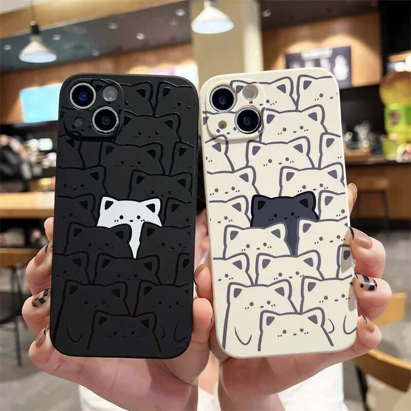 Hide and Seek Cat Phone Case