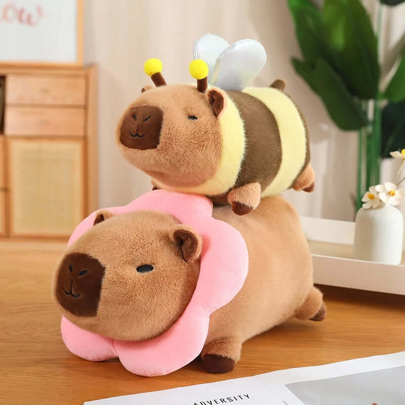 Kawaii Bee Capybara Plush