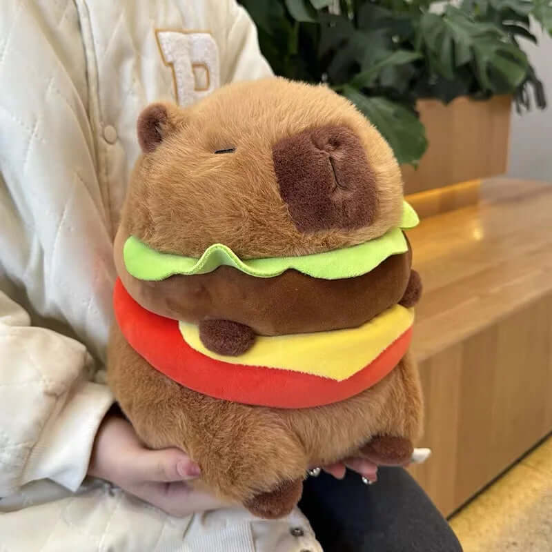 Kawaii Capybara Burger Plush