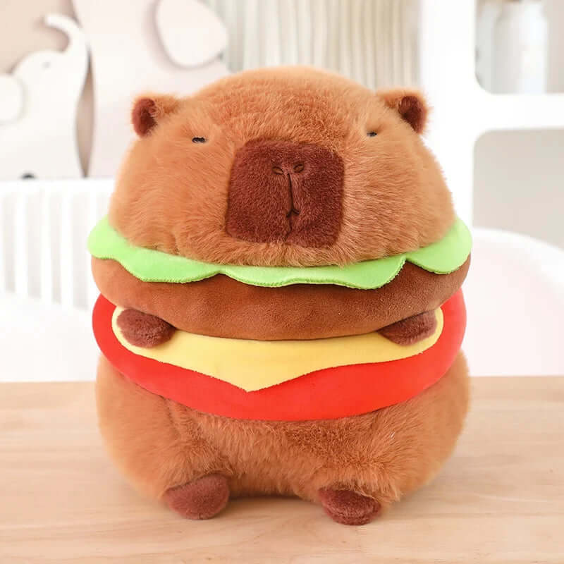 Kawaii Capybara Burger Plush