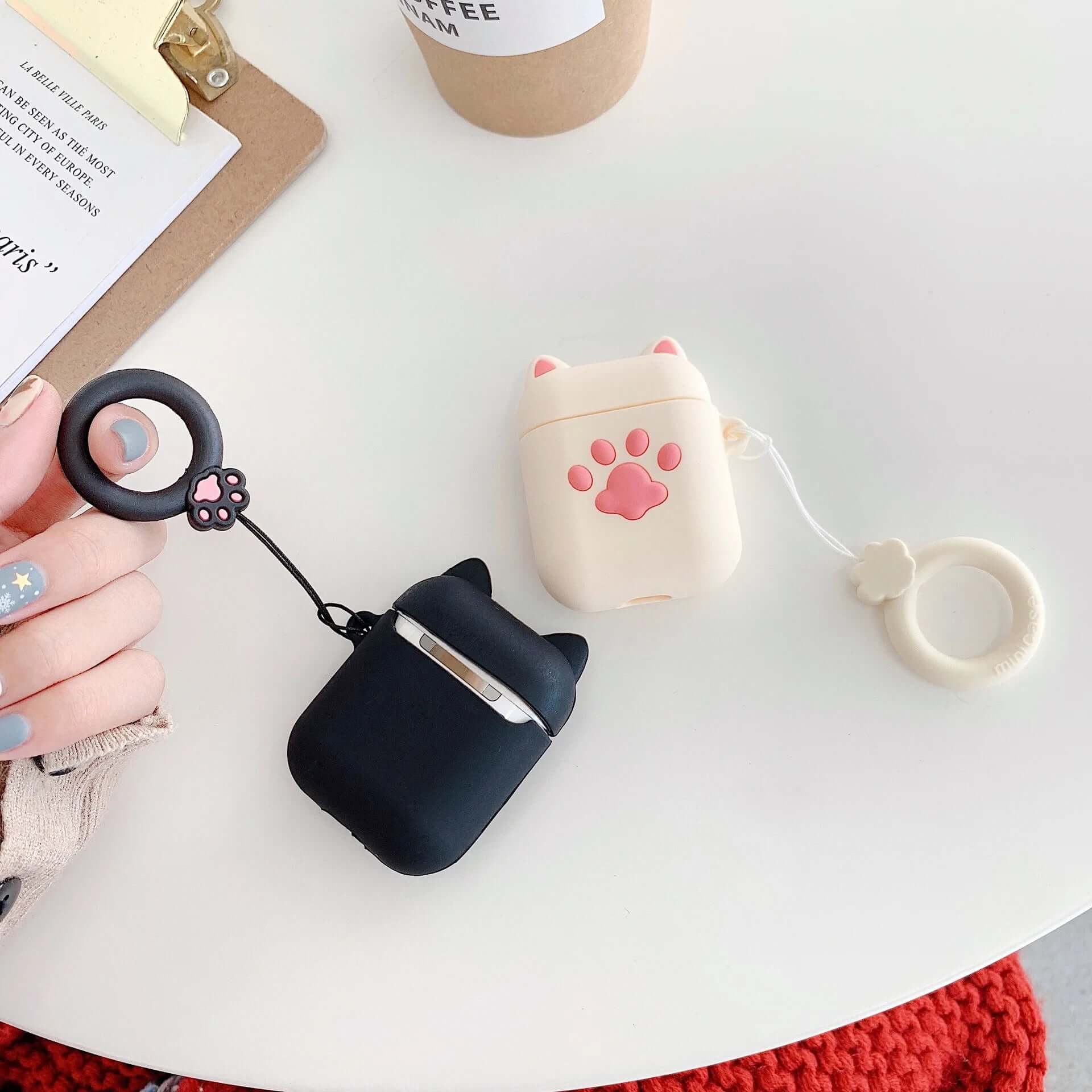 Kawaii Cat Airpods Case