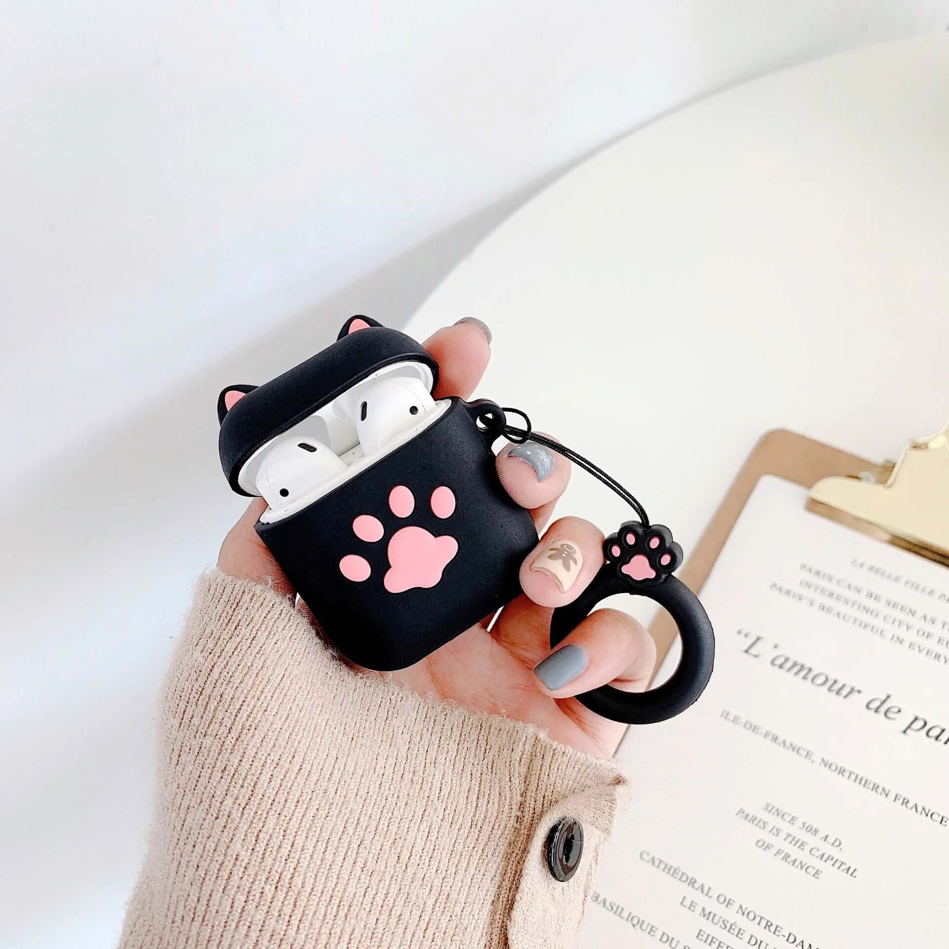 Kawaii Cat Airpods Case