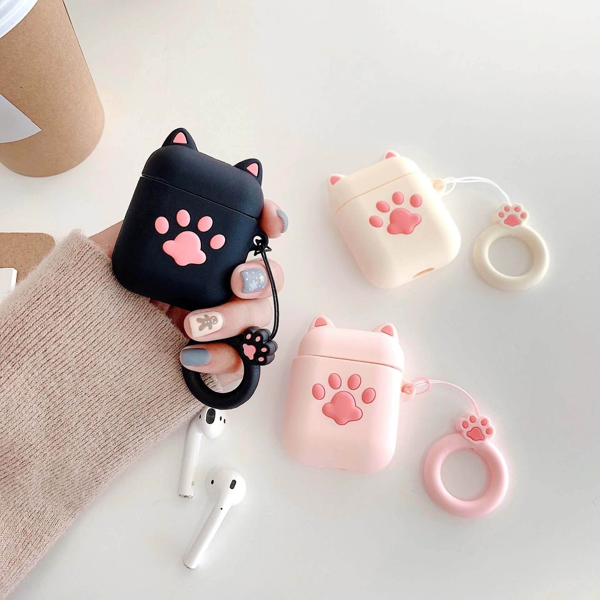 Kawaii Cat Airpods Case