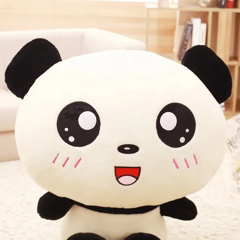 Kawaii Head Panda Plush