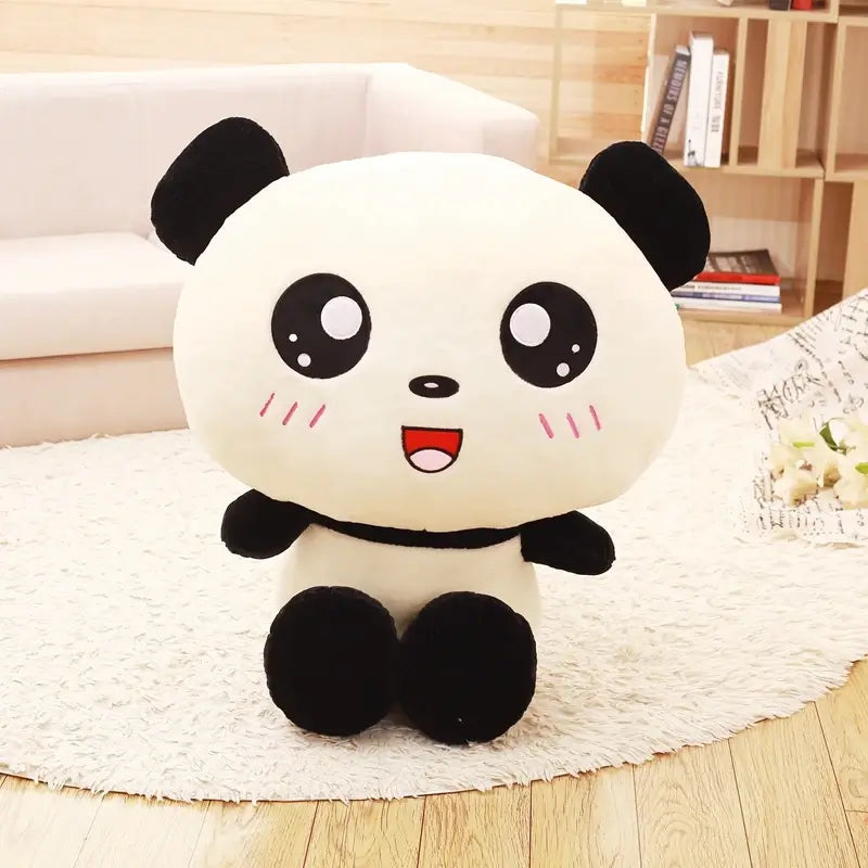 Kawaii Head Panda Plush