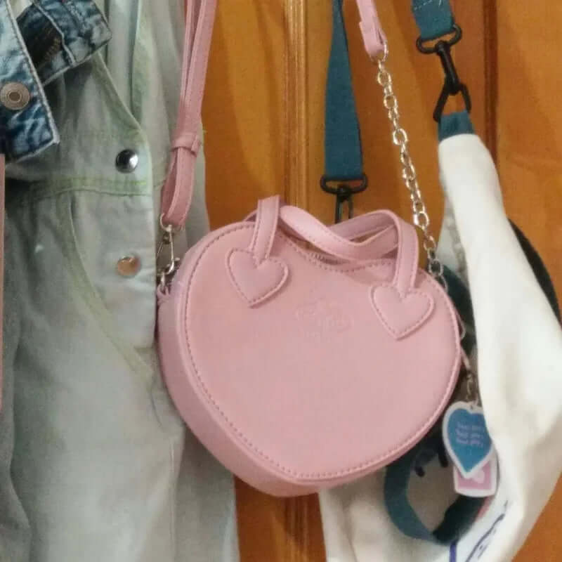 Kawaii Love Pink heart Handbag