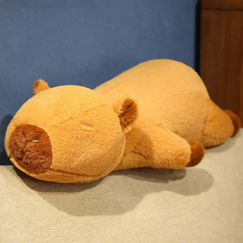 Long Capybara Lying Down Plush