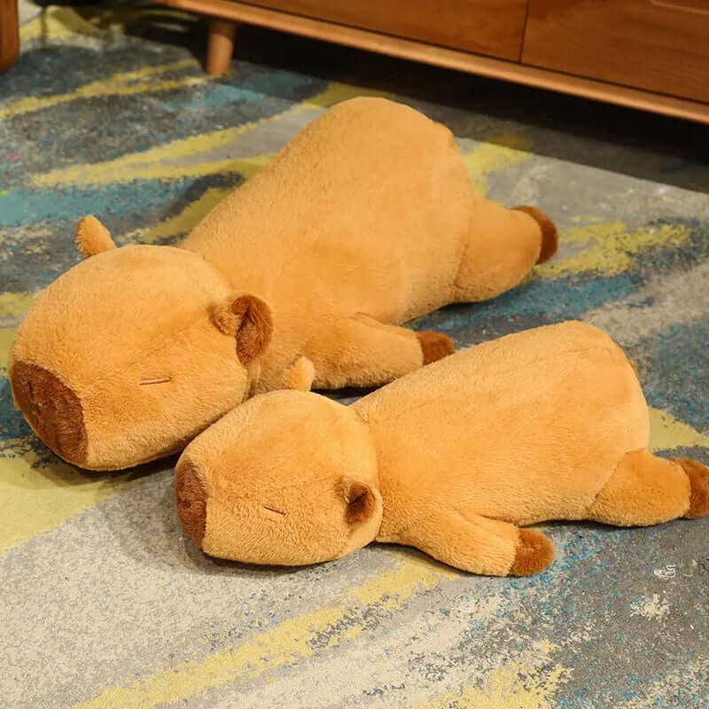 Long Capybara Lying Down Plush