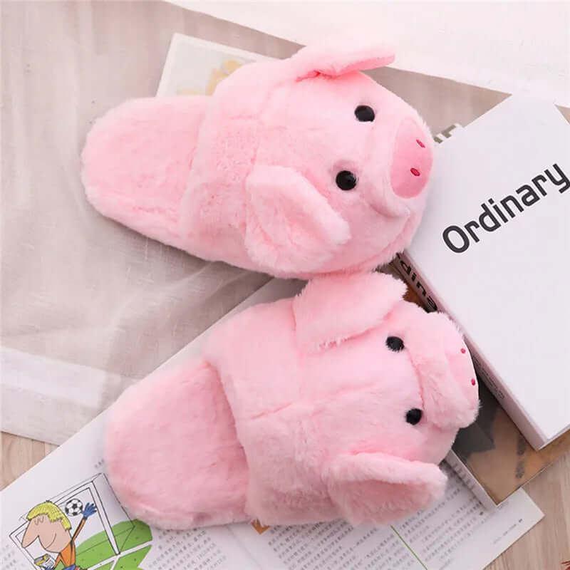 Pink Pig Slippers