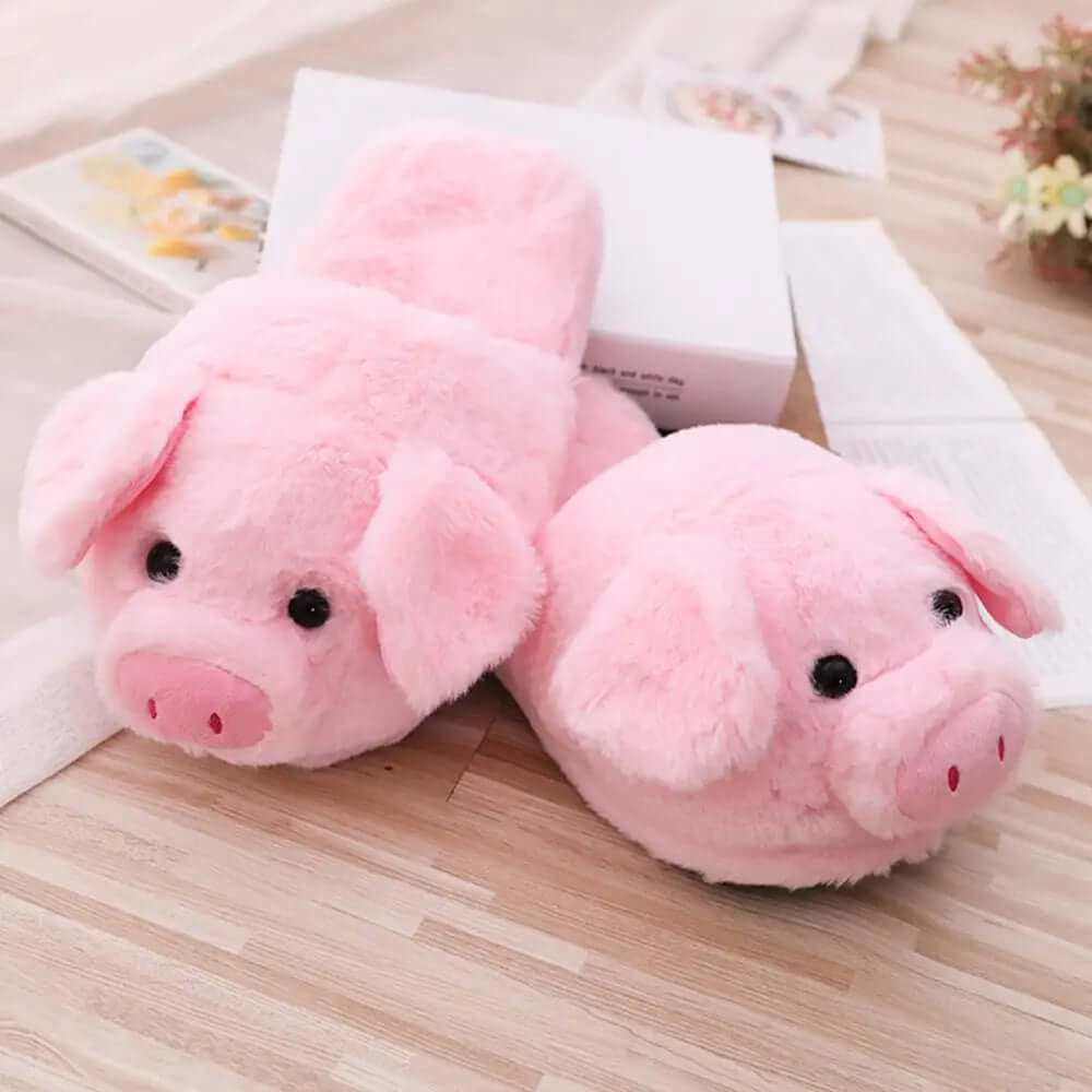 Pink Pig Slippers