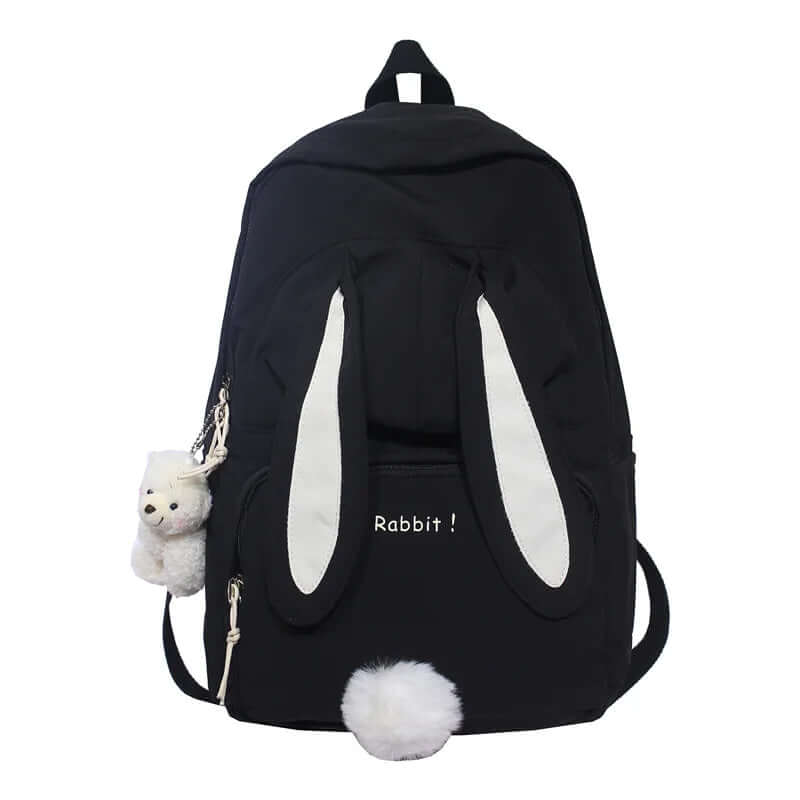 Rabbit Ears Kawaii BackPack black