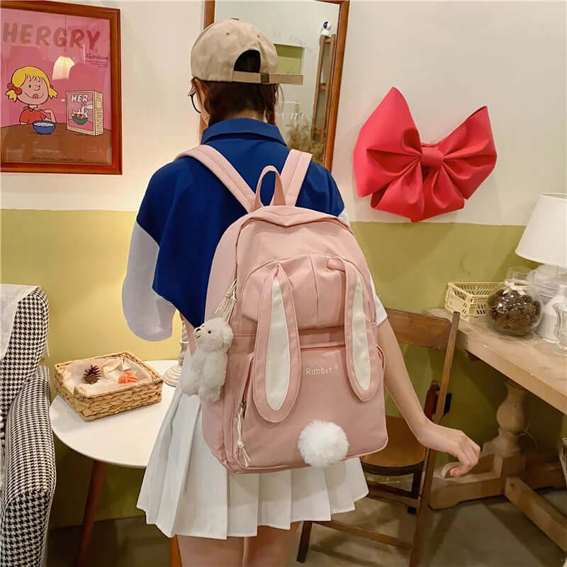 Rabbit Ears Kawaii BackPack pink